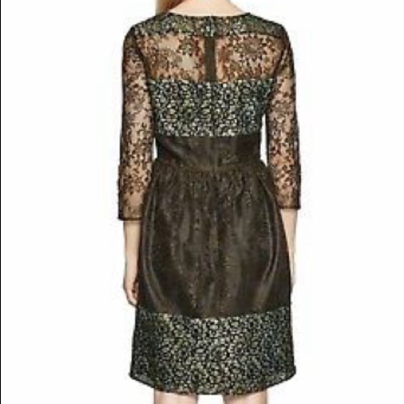 French Connection Molly Lace Fit & Flare Dress - Size 6 - Picture 11 of 16